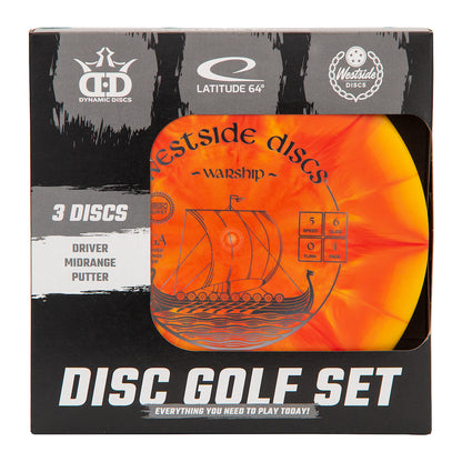 Trilogy Assorted Prime Retro Origio Burst 3 Disc Starter Golf Set