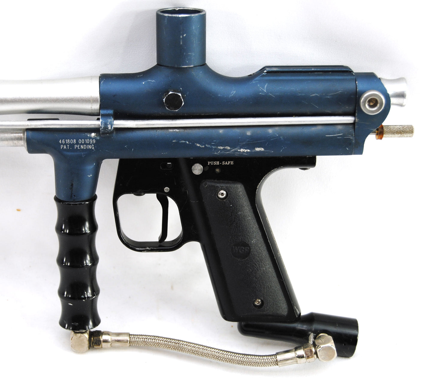 Used WGP Trilogy Autococker Pump - Blue/Silver