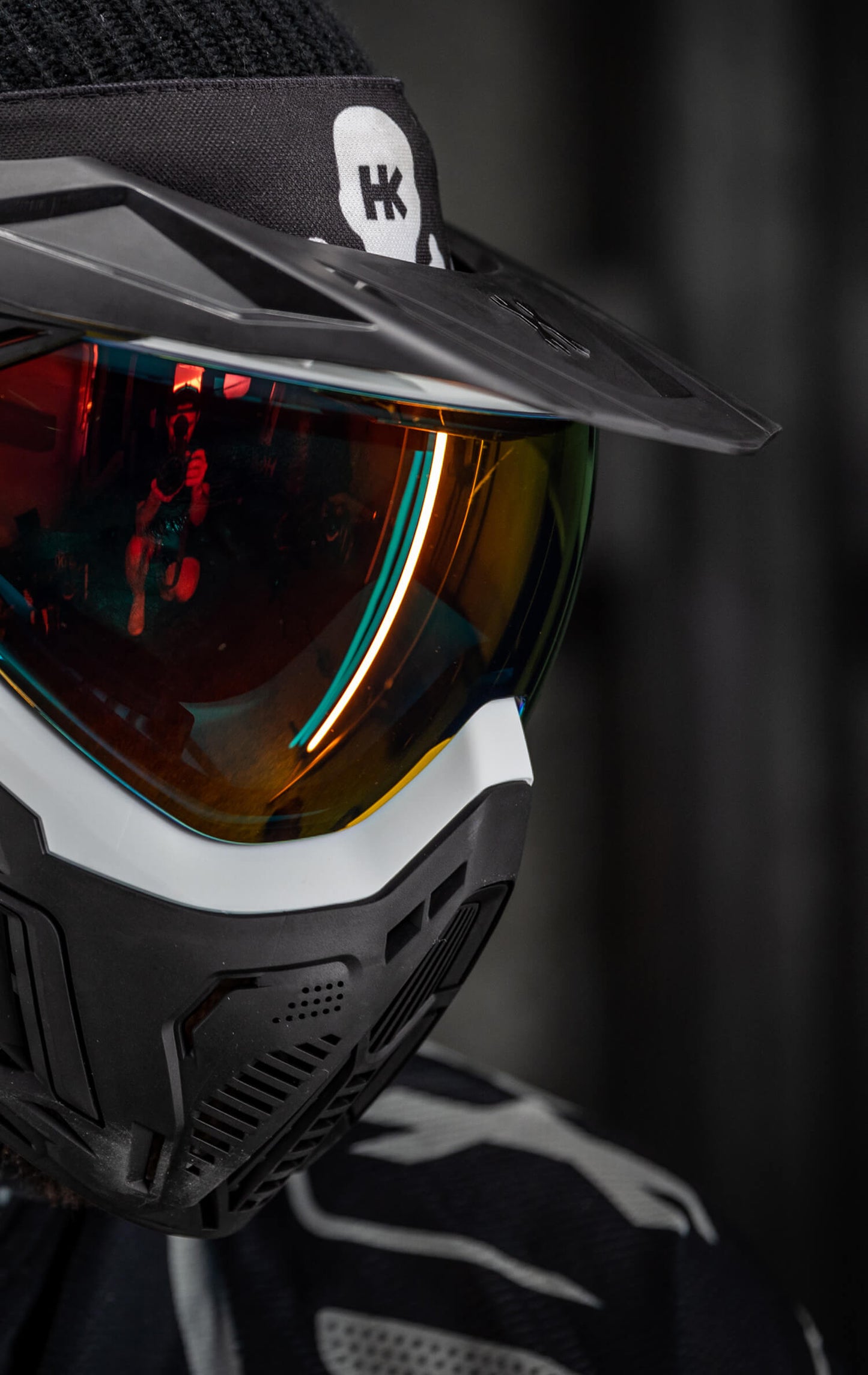 SLR Goggle - Trooper (White/Black/Black) Scorch Lens