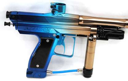 Used Inception Designs 1 of 20 Full Fighter Autococker - Blue to Copper Fade
