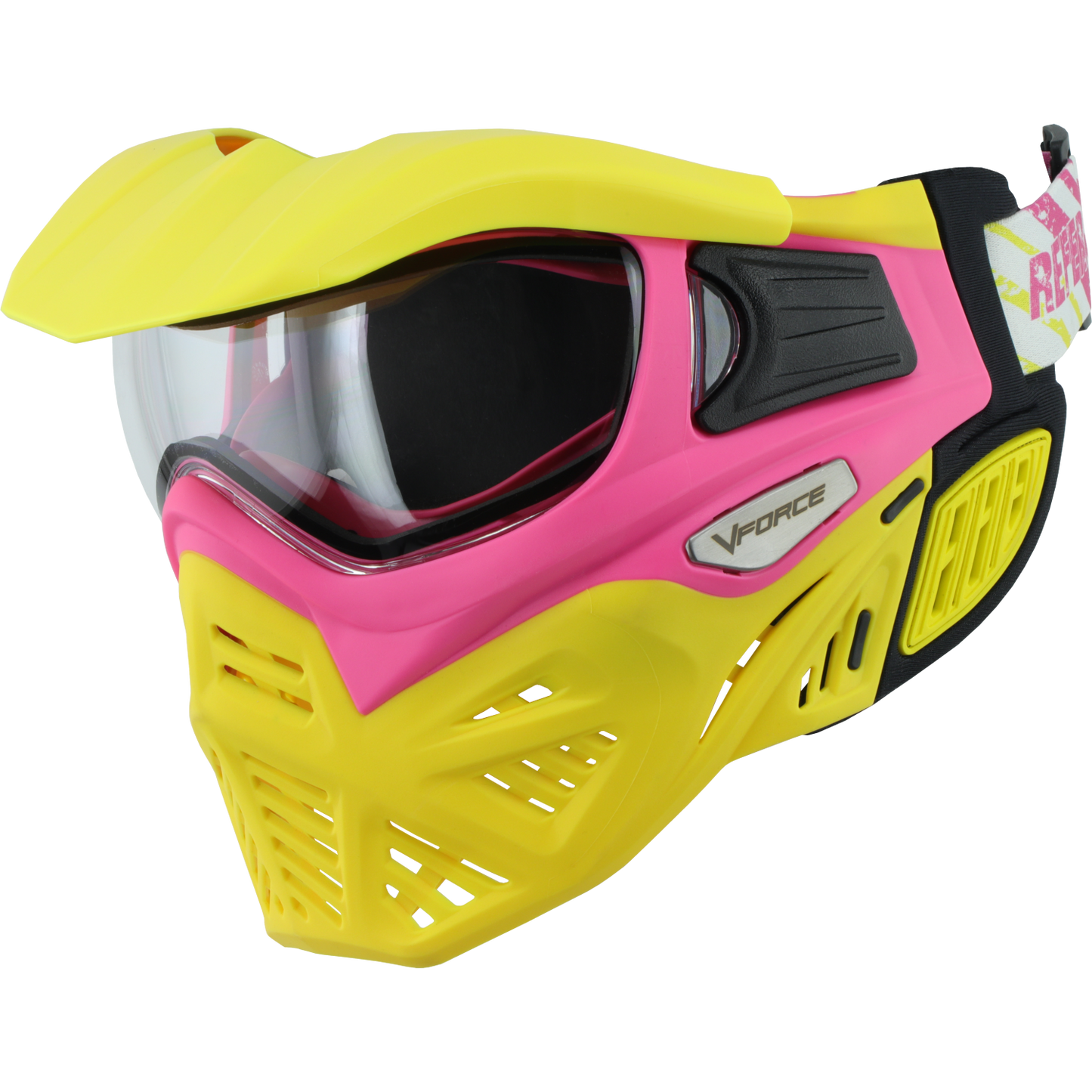 V-Force Grill 2.0 Paintball Goggle - Thermal Clear Lens - LE Referee (Yellow/Pink)