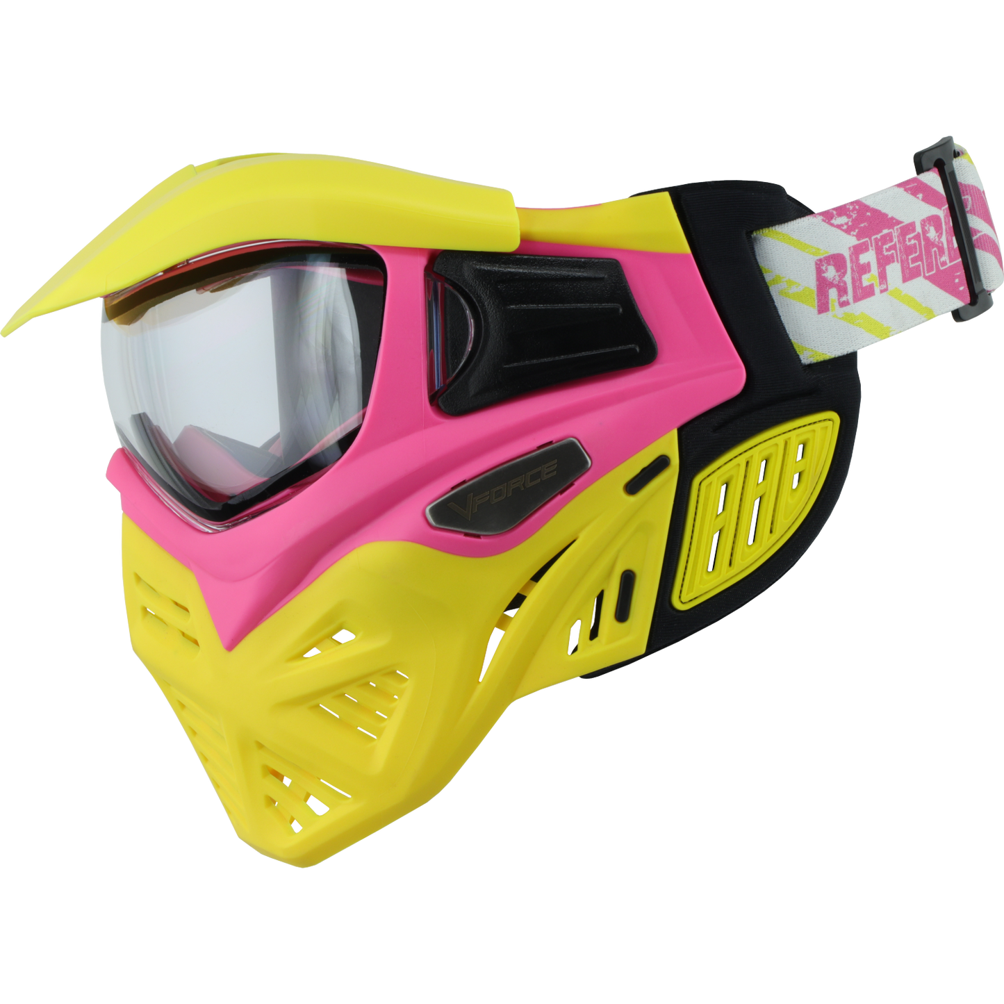 V-Force Grill 2.0 Paintball Goggle - Thermal Clear Lens - LE Referee (Yellow/Pink)