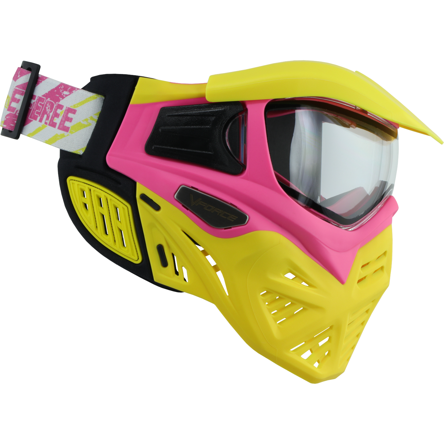 V-Force Grill 2.0 Paintball Goggle - Thermal Clear Lens - LE Referee (Yellow/Pink)