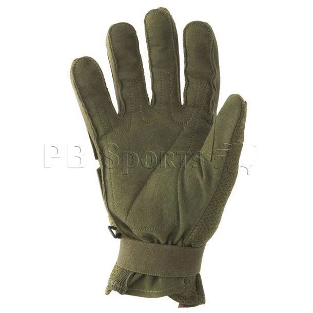 Valken V-Tac Full Finger Plastic Gloves - Olive