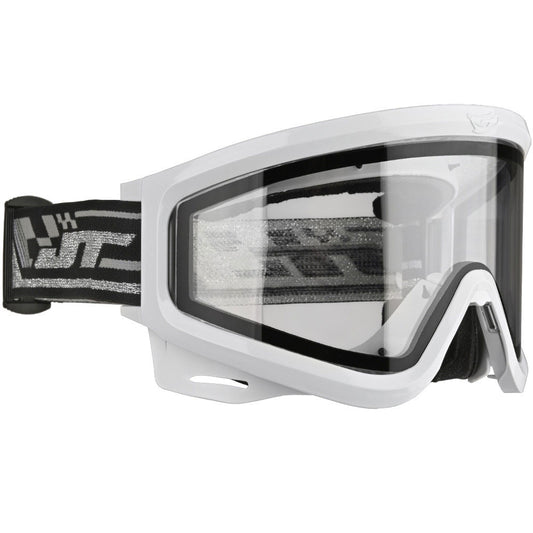 JT QLS Proflex White Goggle Frame w/ Lens & Strap