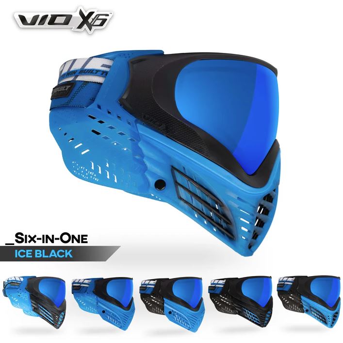 Virtue VIO X6 Paintball Goggle - Ice Black