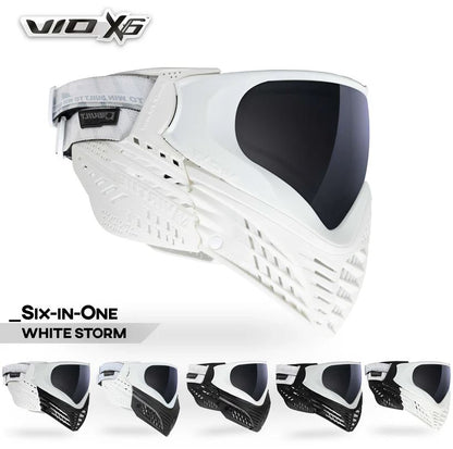 Virtue VIO X6 Paintball Goggle - White Storm