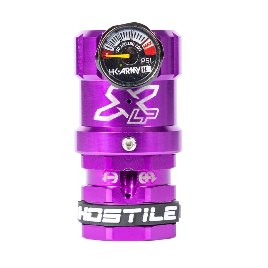 HK Army Hostile XLP Regulator w/ Side Port Quick-Disconnect - Purple