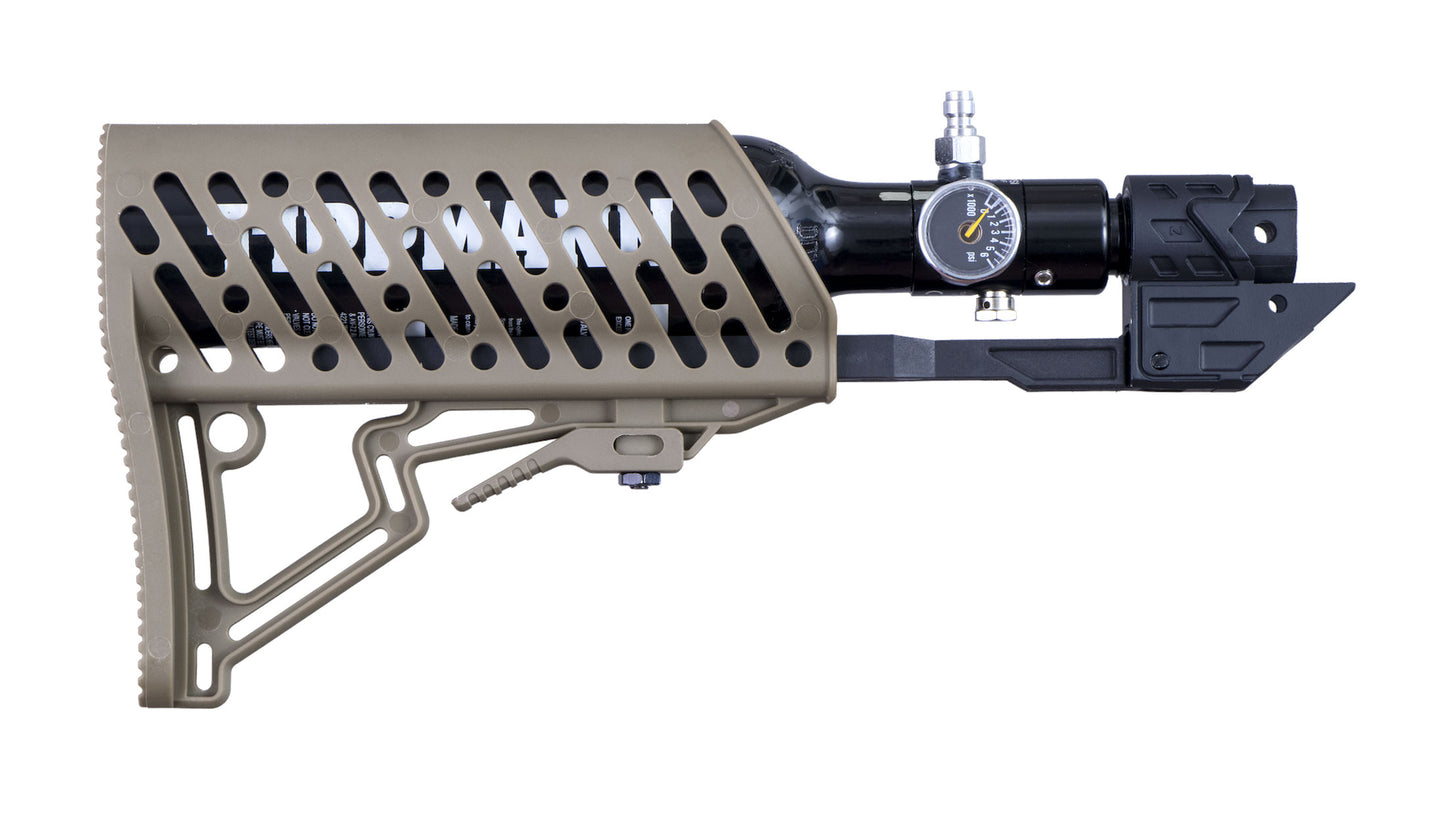 Tippmann TMC Air-Thru Adjustable Stock - Tan - Tippmann Sports