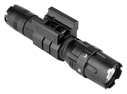 NcStar / VISM Pro-Series 500 Lumen Mod 2 LED Flashlight with Weaver / 20mm Rail Mount - NC Star