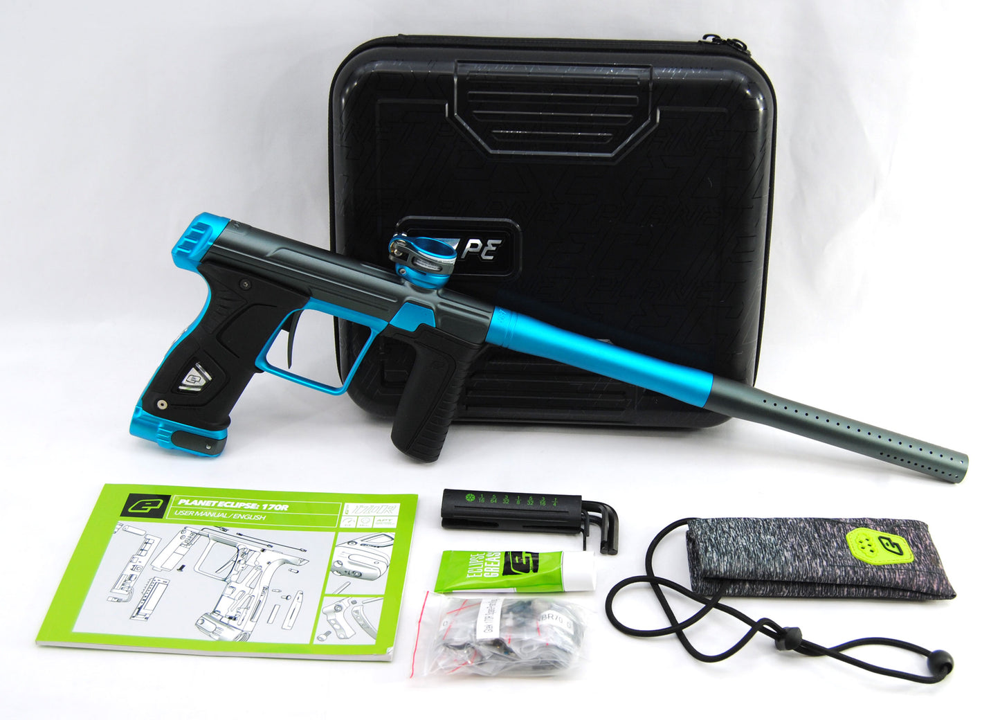 Used Planet Eclipse 170R Paintball Marker - Grey/Teal