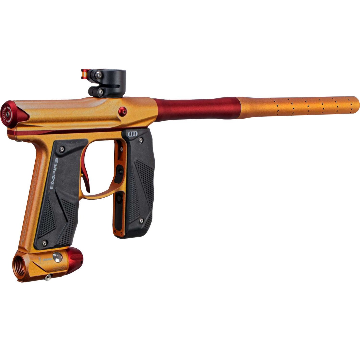 Empire Mini GS Paintball Gun w/ 2 Piece Barrel - Dust Orange / Dust Red - Empire