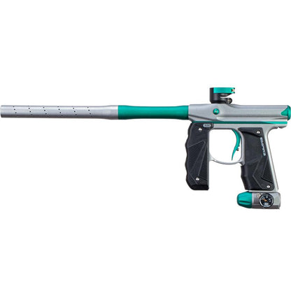 Empire Mini GS Paintball Gun w/ 2 Piece Barrel - Dust Grey / Teal - Empire