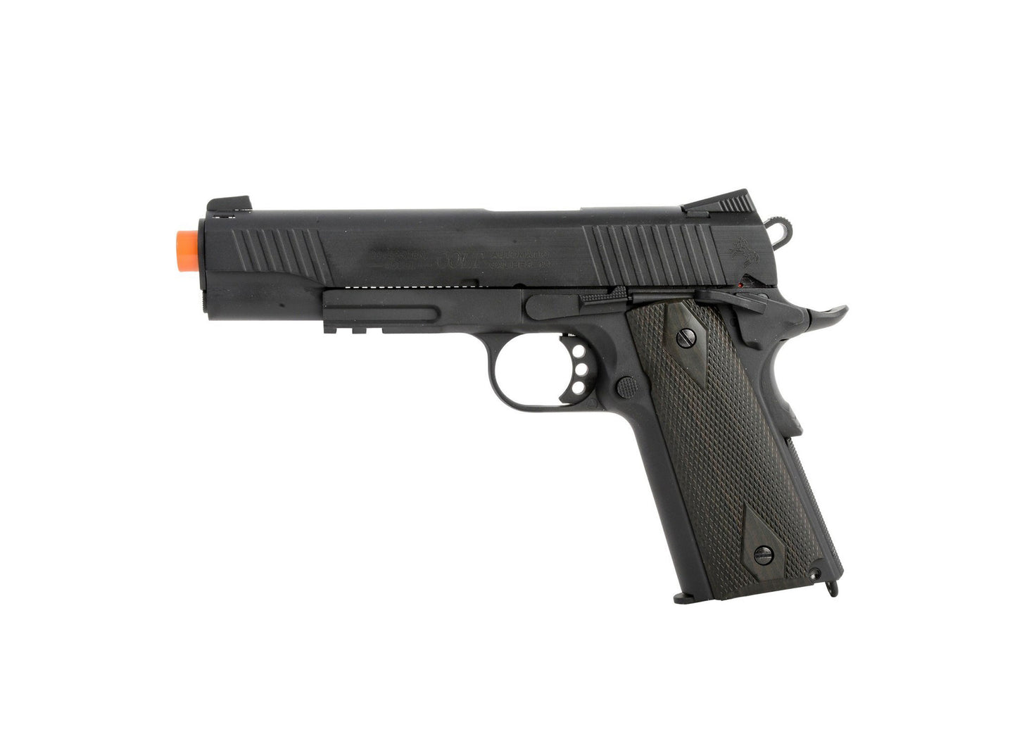 Palco 1911 Rail Gun Airsoft Pistol CO2 Blowback - Black - Palco