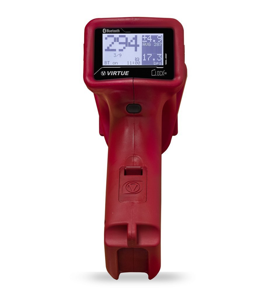 Virtue Clock III Paintball Chronograph - Red - Virtue