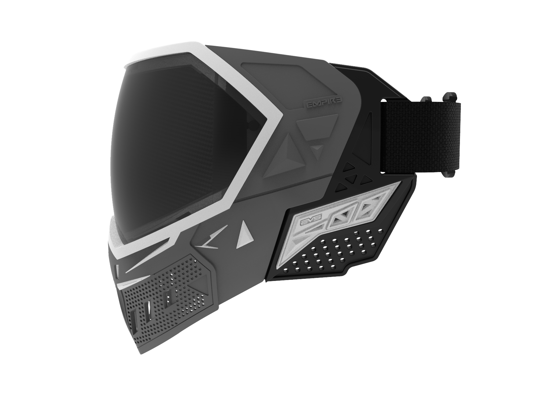Empire EVS Enhanced Vision System Goggle - White/Grey - 2 lenses - Empire
