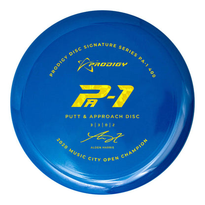 Prodigy PA-1 Putt & Approach Disc - 400 Plastic - Alden Harris 2022 Signature Series