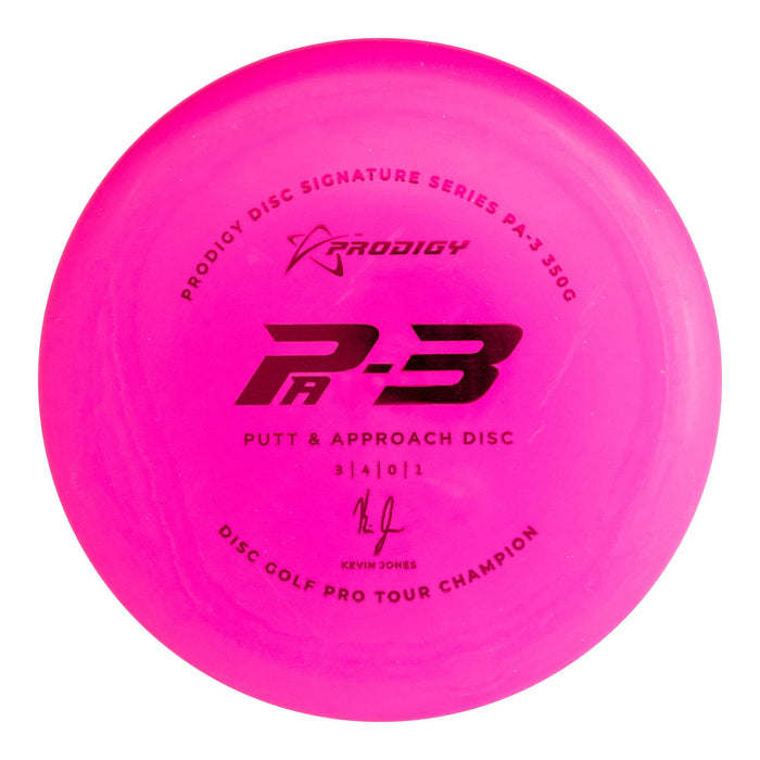 Prodigy PA-3 Putt & Approach Disc - Kevin Jones 2022 Signature Series - 350G Plastic