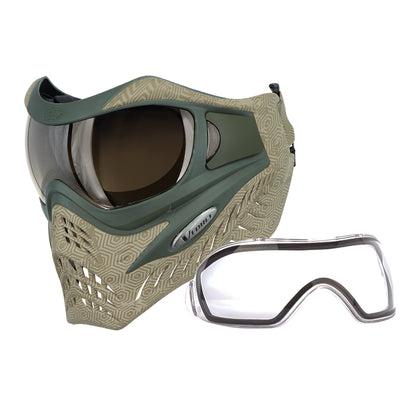 V-Force Grill SE Paintball Mask Goggle - Hexstreme Sand w/ Quicksilver HDR and Clear Lens