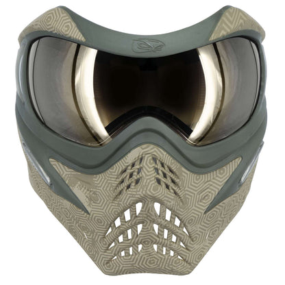 V-Force Grill SE Paintball Mask Goggle - Hexstreme Sand w/ Quicksilver HDR and Clear Lens