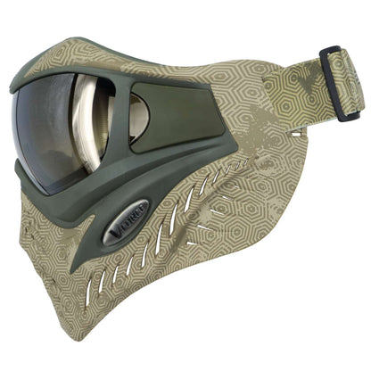 V-Force Grill SE Paintball Mask Goggle - Hexstreme Sand w/ Quicksilver HDR and Clear Lens