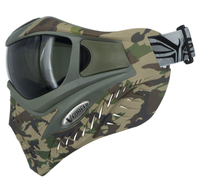 V-Force Grill SE Paintball Mask Goggle - Woodlands Camo w/ Smoke & Clear Lens