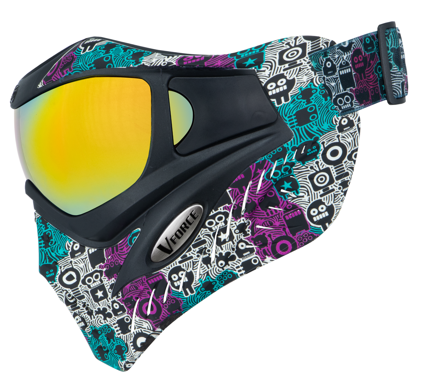 VForce Grill SE Robowave w/ Metamorph & Clear Lens - Pink/Teal
