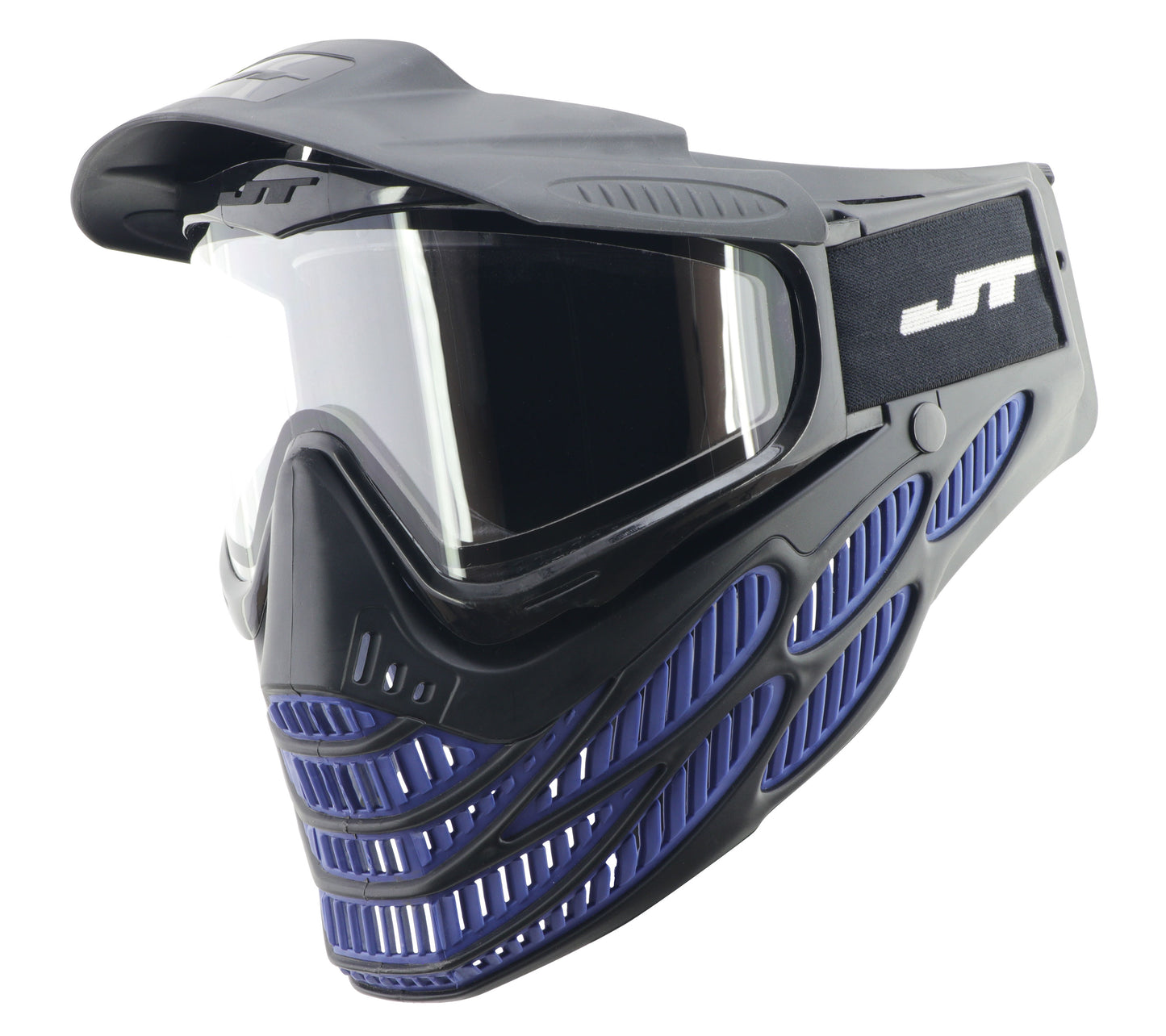 JT USA Flex 8 SE Paintball Goggle - Black/Blue with clear thermal