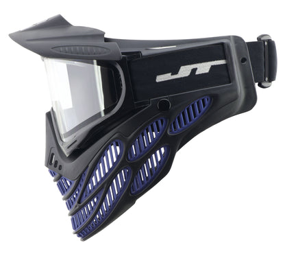 JT USA Flex 8 SE Paintball Goggle - Black/Blue with clear thermal