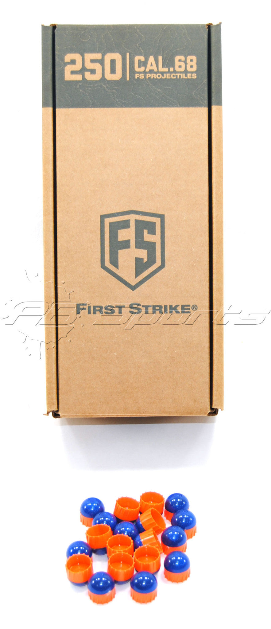 First Strike Rounds - 250 Round - Blue/Orange - First Strike