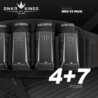Bunker Kings V5 WKS Strapless Pack 4+7 - Black - Bunker Kings