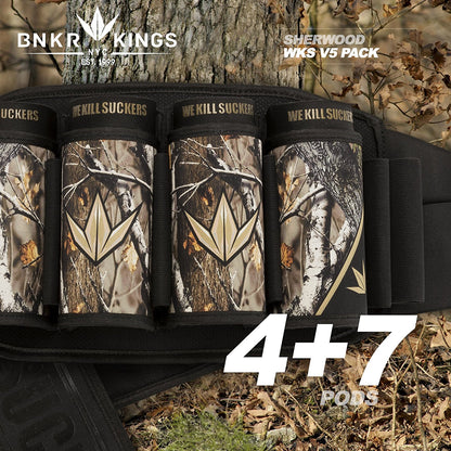Bunker Kings V5 WKS Strapless Pack 4+7 - Sherwood Camo - Bunker Kings