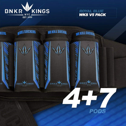 Bunker Kings V5 WKS Strapless Pack 4+7 - Royal Blue - Bunker Kings