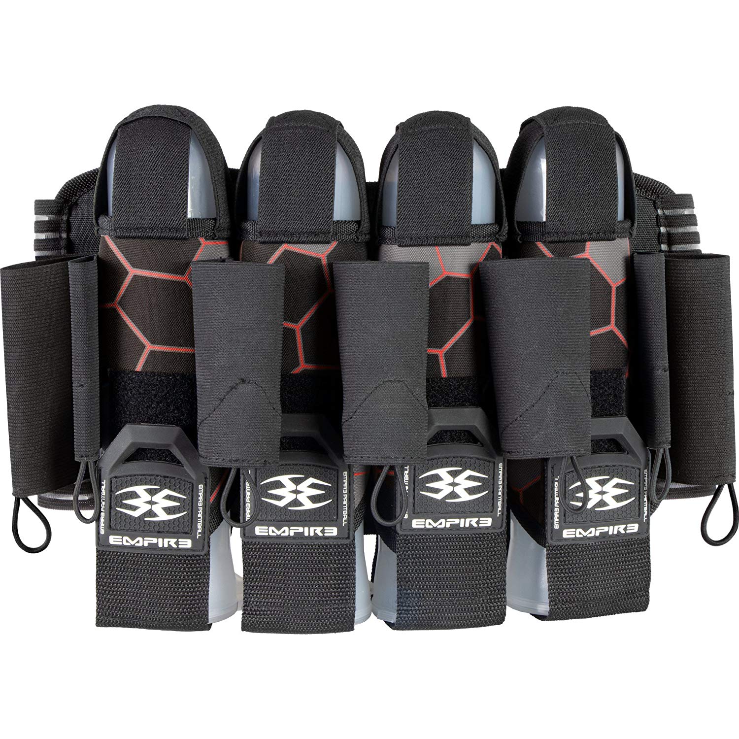Empire F8 Action Pack Harness 4+7 - Komodo Lava (Black/Red) - Empire
