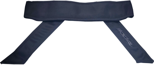 Social Paintball Deluxe Long Tie Headband - Black