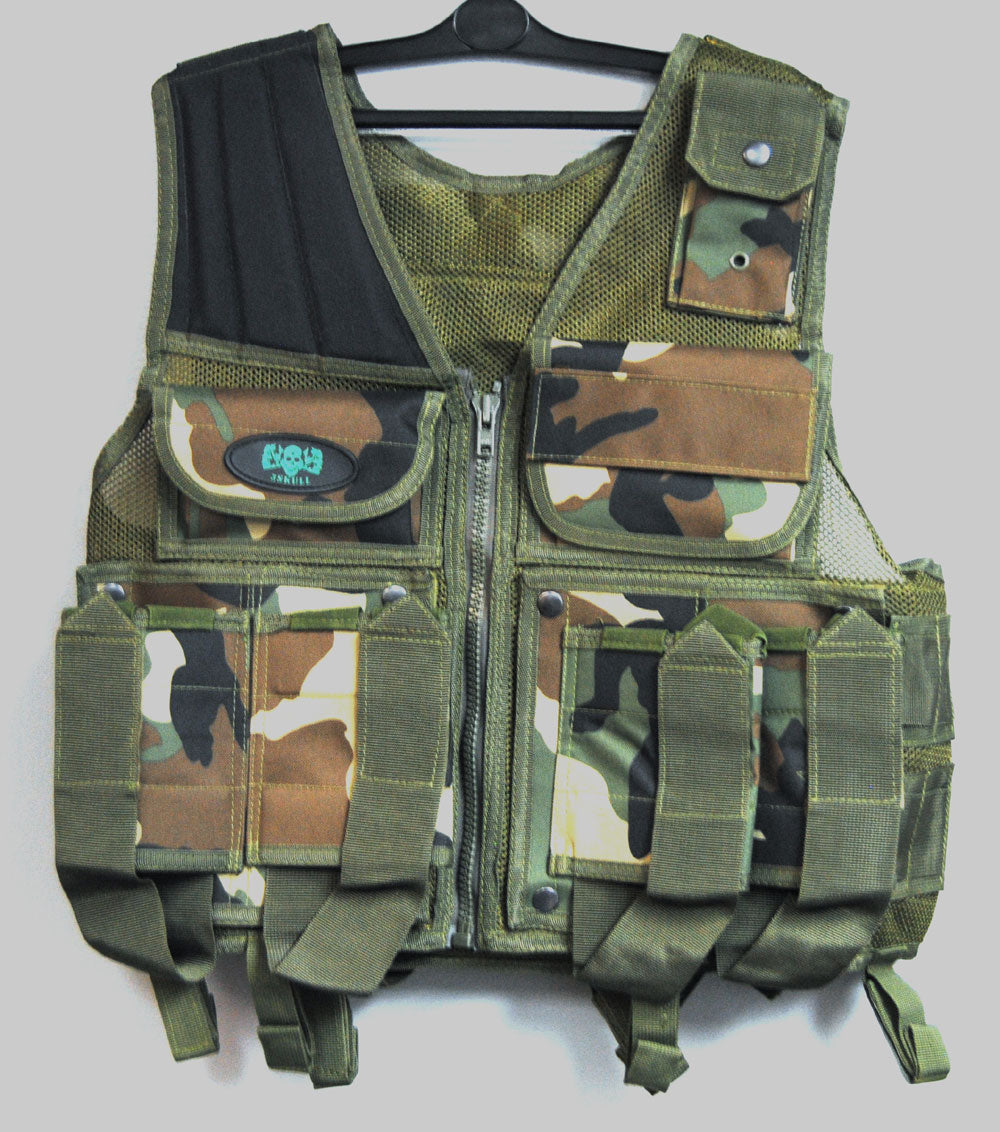 3Skull 6+1 Tactical Vest - Camo - 3Skull
