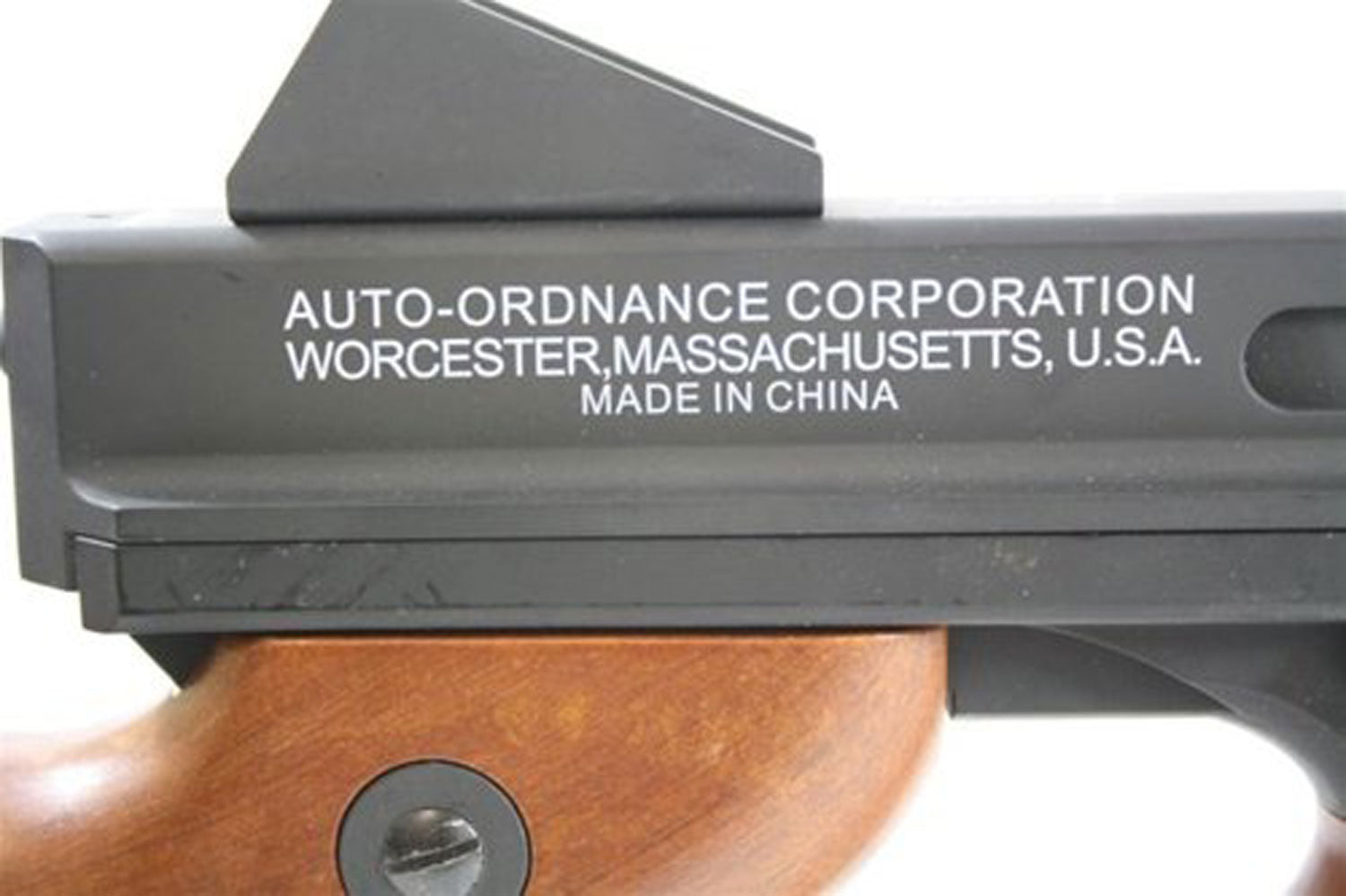 Cybergun / CYMA Licensed Thompson M1A1 Airsoft AEG Rifle w/ Metal Gearbox &amp; Receiver - Evike