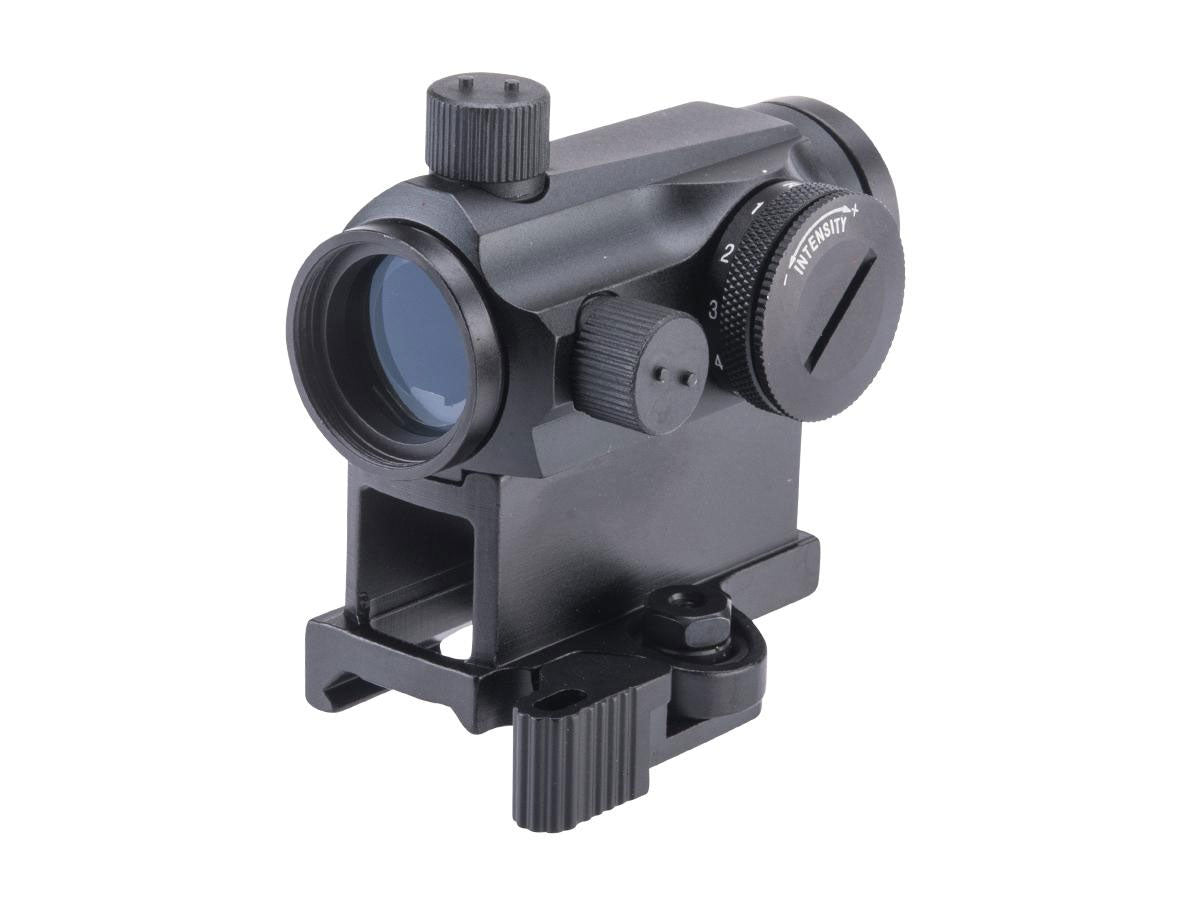 Avengers X1 Micro Reflex Red & Green Dot Sight w/ Quick Disconnect Riser - Black