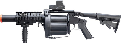 ICS MGL Full Size Airsoft Revolver Grenade Launcher - Black