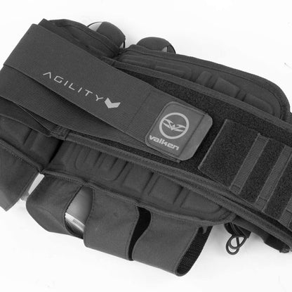 Valken Agility 4+7 Pod Pack Harness - Black - Valken Paintball