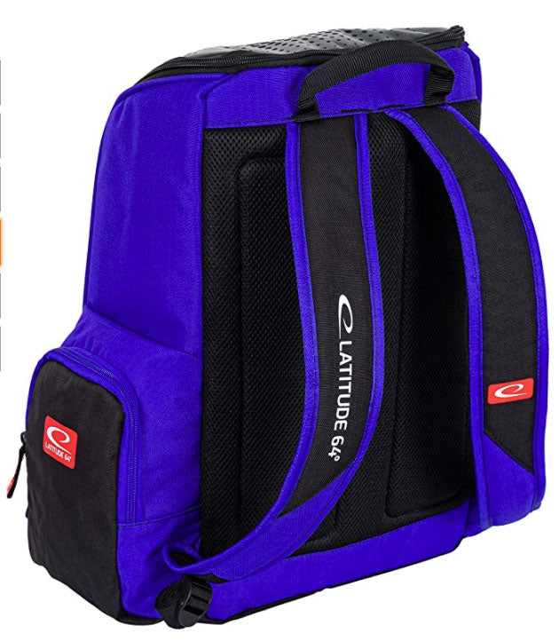 Latitude 64 Luxury Core backpack Disc Golf Bag - Blue - Latitude 64