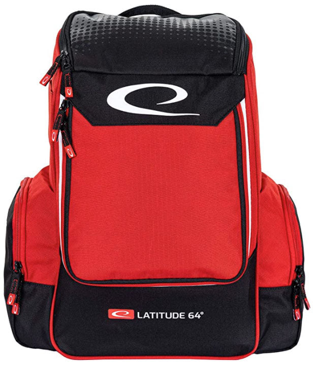 Latitude 64 Luxury Core backpack Disc Golf Bag - Red - Latitude 64