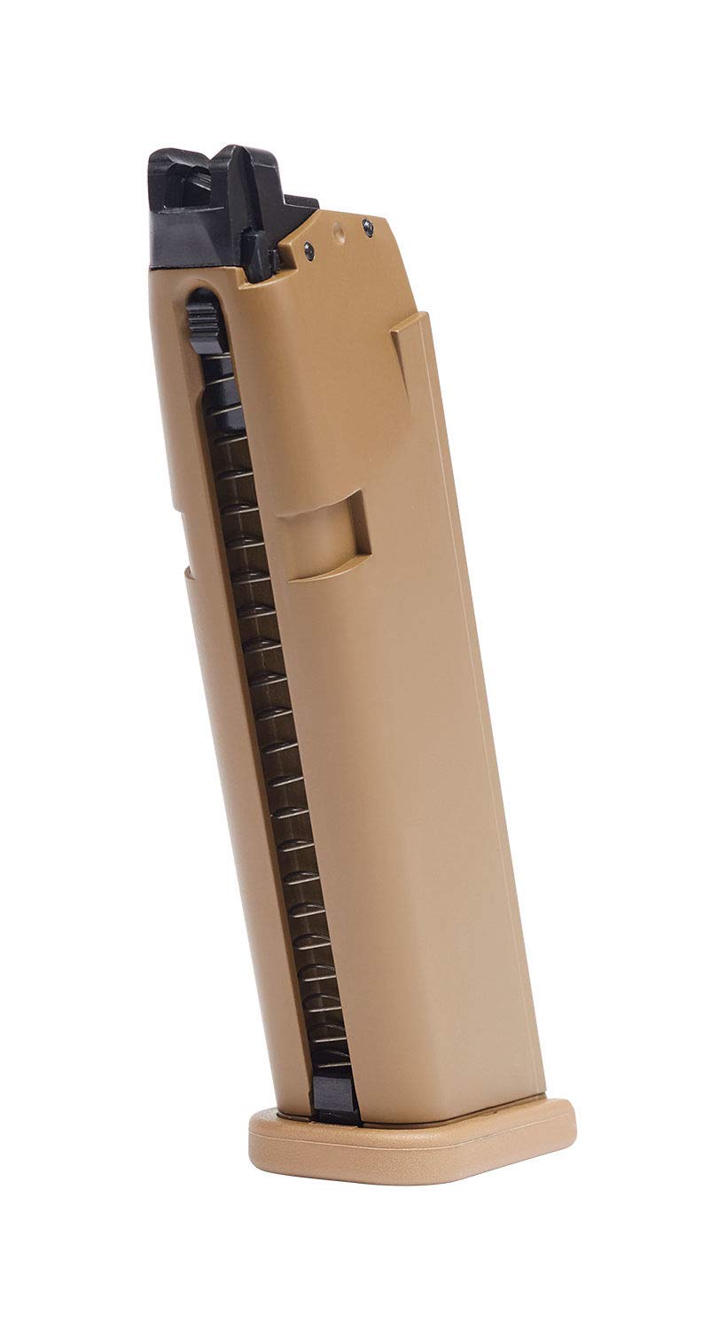 Elite Force Glock 19X 20 Round Airsoft Pistol Gas Magazine 6mm FDE - Elite Force