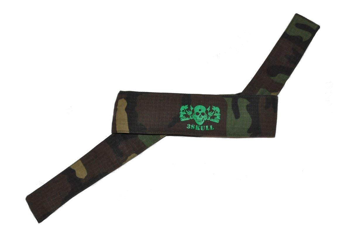 3Skull Headband - Woodland Camo - PB Sports LLC