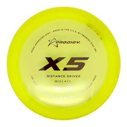 Prodigy X5 Distance Driver Disc - AIR Plastic