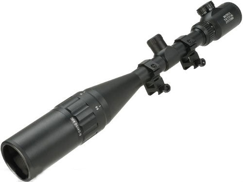 Matrix M2019 6-24x50 AOE Illuminated Scope w/ Mounting Rings, Lens Cover, &amp; Sunshade - Evike