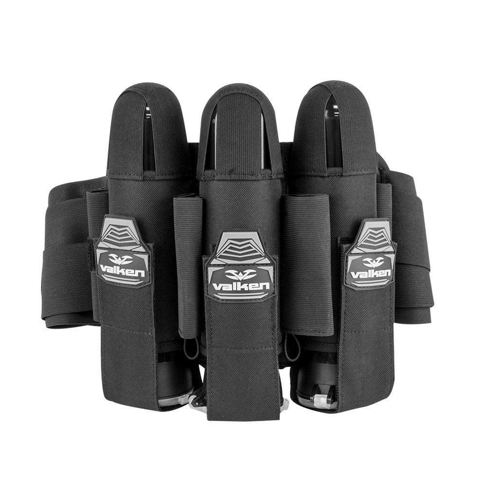 Valken Crusade 3+6 Paintball Harness Adjustable-Black - Valken Paintball