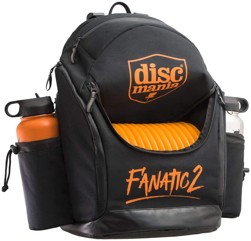 Discmania Fanatic 2 Disc Golf Backpack - Black - Discmania