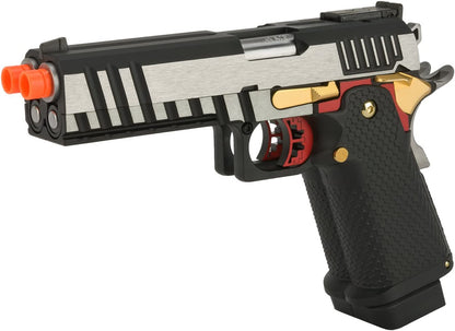 AW Custom HX21 "Pepper Box" Double Barrel 1911 Hi-Capa Gas Blowback Airsoft Pistol