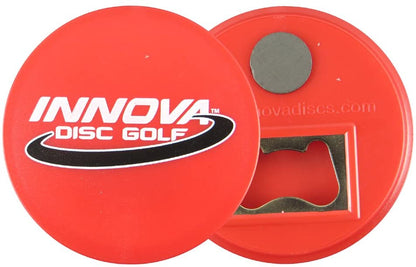 Innova Bottle Opener Fridge Magnet & Mini Marker Disc